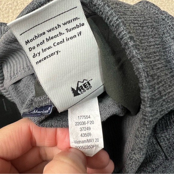 REI Co-op Pants Womens Medium Heather Gray Double Back Crop Sweatpants Tapered - Picture 8 of 9